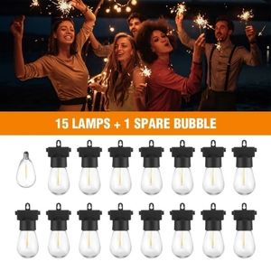 Outdoor led string lights waterproof pato